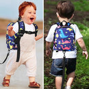Accmor Toddler Backpack Leash with Anti Lost Wrist Link, Cute Mini Child Walking Harnesses Keep Kids Close Back Pack Rope Tether Rein for Baby Boys (Navy Blue/Dino) by TinyTreasures Baby Boutique