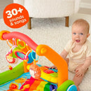 Move2Play, 4-in-1 Baby Play Mat & Activity Center Gym | Walker | Infant Toy for Tummy Time | Birthday Gift for 3, 4, 5, 6, 7, 8, 9, 10, 12 + Month Old Boys & Girls (Yellow) by TinyTreasures Baby Boutique