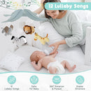 Animals Crib Mobile for Boys & Girls - Safari Baby Mobile for Crib with Upgraded 3-Mode Music Box, Nursery Mobiles, Fits Standard Cribs by TinyTreasures Baby Boutique