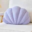 Lavender Seashell Throw Pillows, Shell Shaped Throw Pillows, 13 Inch Soft Home Decorative Pillow Plush Cushion for Bed Couch Living Sofa Room Decor Accent Throw Pillow by CozyNest Decor