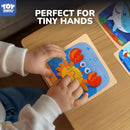 TOY Life Wooden Puzzles for Toddlers 2-4, Sea Animals Puzzles for Toddlers 1-3, Wood Puzzles Educational Montessori Toys Gifts for 1 2 3 Year Old, Baby Kids Learning Toy by TinyTreasures Baby Boutique