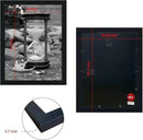 VCK 18x24 Poster Frames 3 Pack Black MDF Wood and Polished Plexiglass Frame,Display Pictures in Horizontal and Vertical by CozyNest Decor