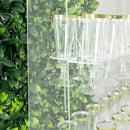 Tableclothsfactory 20 Pack | 3" Clear Acrylic Glass Holder Hooks for Double Side Display On Champagne Rack Stand by CozyNest Decor