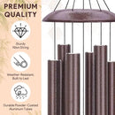 Sympathy Wind Chimes, Personalized Wind Chime for Loss of Loved Ones, Customized Tree Bird Wind Chimes, Commemorative Wind Chime Deep Tone (36inch) by CozyNest Decor