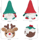 Wizardi Amigurumi DIY Crochet Kit - Christmas F07N8-M118 by TinyTreasures Baby Boutique