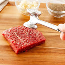 Restaurantware Met Lux Meat Tenderizer, 1 Double-Sided Meat Mallet - Textured Surfaces, Ergonomic Handle, Aluminum Meat Pounder, Corrosion-Resistant, For Tenderizing Steak Or Poultry by GreenHaven Gardens