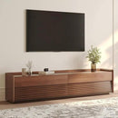 POVISON Fully-Assembled Mid Century Modern TV Stand, 78.74" Wood Media Console with Adjustable LED Light, Entertainment Center with Storage for Living Room by CozyNest Decor