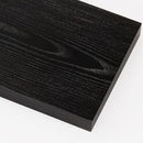 Heimlove 12 Inch Deep Floating Shelves, 12 x 12 inches Long Wall Shelf, Large Extra Display Shelf & Storage Shelf, Rustic Wood Wall Shelves for Fireplace Mantel, Black - 2Pack by CozyNest Decor