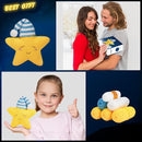 ekaus Crochet Kit for Beginners, Crochet Kit with Step-by-Step Video Tutorials, Crochet DIY Knitting Supplies for Adults Kids, Crochet Star(45%+ Yarn) by TinyTreasures Baby Boutique