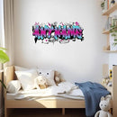 Custom Graffiti Wall Decal Personalized Graffiti Name Fitness Gym Workout Room Wall Decals and Stickers for Nursery, Room Walls Decor, Peel & Stick Name Decals for Walls by CozyNest Decor