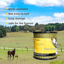 Upgraded Electric Fence Polywire 3366 Feet 1026 Meters, 6 Stainless Steel Strands for Reliable Conductivity and Rust Resistance, Portable Electric Fencing,UV, Rust Resistant by GreenHaven Gardens
