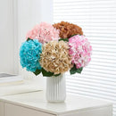 8Pcs Blush Fake Flowers Silk Hydrangea Artificial Flowers Bouquets Faux Hydrangea Stems for Home Table Centerpieces Wedding Party Decoration by CozyNest Decor
