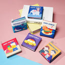 BARMACO Baby Soft Books, Touch and Feel Crinkle Cloth Books for Babies, Infants & Toddlers, Learning Toys Gifts for Boys & Girls, Early Development Interactive Sensory Toys, Ocean Animal Tails Books by TinyTreasures Baby Boutique