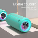 Ortizan Portable Bluetooth Speakers, IPX7 Waterproof Wireless Speaker with 24W Loud Stereo Sound, Outdoor Speaker with Bluetooth 5.3, Deep Bass, RGB Lights, Dual Pairing, 30H Playtime for Home, Party by TinyTreasures Baby Boutique