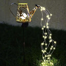 VOOKRY Solar Watering Can with Lights, Outdoor Garden Solar Lights Pathway Stake Lights Waterfall Fairy Lights Decorative Lights for Walkway, Yard, Lawn, Patio, Gardening gifts for Women, Mother's Day by GreenHaven Gardens