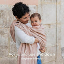 Boba Ring Sling Baby Carrier Newborn to Toddler - Lightweight & Breathable Baby Sling, Hip-Healthy Carrier Sling, Baby Wrap Carrier for Front & Hip Carry, 8-35 lbs (Linen Peony) by TinyTreasures Baby Boutique
