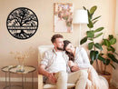 Personalized Tree of Life Metal Sign, Custom Name Sign, Tree of Life Wall Decor, Personalized Metal Tree Sign, Personalized Tree of Life Wall Decor, Custom Metal Signs Personalized by CozyNest Decor