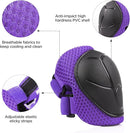 DaCool Kids Bike Helmet Set Skateboard Knee Pads - Kids Helmet Elbow Pads Wrist Guards Adjustable for 3~10yrs Girl Boy Kids Protective Gear Set for Sport Cycling Bike Roller Skating Scooter by TinyTreasures Baby Boutique