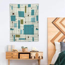 ICMOLYYENLO Boho Medieval Cat Tapestry, Abstract Atomic Starburst Geometric Aesthetic Art Wall Hanging For Bedroom Living Room Dormitory 30x40 Inches by CozyNest Decor