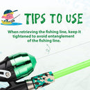Kids Fishing Pole, Portable Telescopic Kids Fishing Poles for Boys and Girls, Fishing Rod and Reel Combo Kit with Tackle Box, and Fishing Net, Best Fishing Pole for Toddler Youth by TinyTreasures Baby Boutique