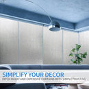 Window Film Privacy Day and Night with Installation Tools, Static Cling Glass Film Ideal for Home Shower Office Glass Door (Flash Diamond, 23.6 x 196.9 Inch) by CozyNest Decor