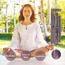 ASTARIN 48'' Large Wind Chimes - 6 Heavy Tubes, Memorial Outdoor Chimes for Garden Decor, Sympathy Gifts, Bronze by CozyNest Decor