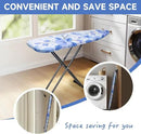 Ironing Board, Compact and Space Saver Ironing Board, Extra Wide Ironing Area with Extra Thick Heavy Duty Padded Cover, Stable Structure, Easy to Fold,Height Adjustable by CozyNest Decor