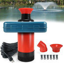 Pond Fountain Aerator 1HP, AS1 750W 15000GPH 110V 120V High Flow Floating Water Fountain Pump With 100ft Power Cord, Thickened Body Aerating Fountains Cascade for Large Small Pond/Lake (No Timer) by GreenHaven Gardens