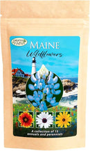 Created By Nature Maine Wildflower State Mix, 15 Flower Varieties, 50,000 Seeds by GreenHaven Gardens