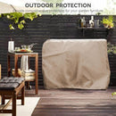 Outdoor Pizza Oven Table Cover - Heavy Duty Waterproof Cover for Ooni Large Table,Khaki by GreenHaven Gardens