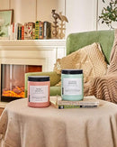 M&SENSE Pink Beach Sands Jar Candle, 19.4oz Pineapple Coconut Scented Natural Soy Candles for Home Scented, 110 Hour Burn Time, Home Decor Gift for Women, Friends, Family, Colleagues, Couples by CozyNest Decor