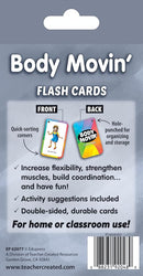 Teacher Created Resources Body Movin' Flash Cards (EP62077) by TinyTreasures Baby Boutique