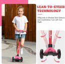Kids Scooter,Lighted Wheels and 3 Adjustable Height Handlebars Scotters for Kids 3-12,3 Wheel Toddler Kick Scotter for Boys & Girls up to 132 Lbs. by TinyTreasures Baby Boutique