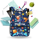 Space Moon Spacecraft Children Backpack For School Boys Girls Universe Planet Galaxy Space Ship Backpacks Funny Astronaut Rocket Stars Book Bag For School Travel Hiking For Boys Girls Kids by TinyTreasures Baby Boutique