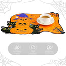 MCEAST 6 Pack Halloween Plastic Placemats Halloween Pumpkin Spider Ghost Waterproof Table Mats Assorted 6 Styles Halloween Party Table Decorations for Home Kitchen Dining, 16 x 12 Inches by CozyNest Decor