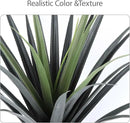 44inch Artificial Agave Plant Potted Plants Fake Agave Plant for Home Office Garden Indoor Outdoor Decoration (2PACK) by CozyNest Decor