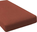 H.VERSAILTEX Super Stretch Individual Chaise Cover Sectional Couch Covers for L Shaped Sofa Both Left/Right Featuring Thick Jacquard Textured Twill Fabric (1 Piece Chaise Cover, Rust) by CozyNest Decor