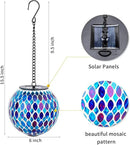VCUTEKA Hanging Solar Lanterns Mosaic Solar Lights with Hook Up, Outdoor Garden Lights Decor for Yard Tree Fence Patio by GreenHaven Gardens