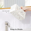 Luxspire Toothbrush Holder for Bathroom, 5 Slots Bathroom Counter Organizer Toothbrush and Toothpaste Holder, Bathroom Accessories for Restroom Bathroom, Terrazzo by CozyNest Decor