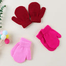 Baby Winter Mittens Toddler Stretch Knit Gloves Magic Warm Glove for Baby Boys Girls by TinyTreasures Baby Boutique