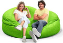 Bean Bag Chair for Adults 4FT,Soft Removable Cover for Teens/Girls Bedroom,Fluffy Giant Round Floor Beanbag Lounger Chairs (No Filler,Green) by CozyNest Decor