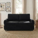 Convertible Sofa Bed Loveseat With Adjustable Backrest And USB Ports by HouseOfZazla