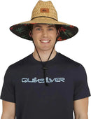 Quiksilver Men's Wide Brim Outdoor Lifeguard Straw Sun Hat by GreenHaven Gardens