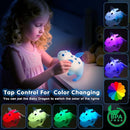 Cute Baby Dragon Kids Night Light for Kids,Cute Soft Silicone Lamp 3 Level Dimmable Changing Rechargeable Breastfeeding Nursery Portable Kawaii Lamps,Bedside Lamp for Baby and Toddler,Boy Girls（Blue） by TinyTreasures Baby Boutique