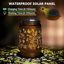 Mushroom Solar Lanterns Outdoor Waterproof Garden Decor Birthday Gifts for Women Mom Grandma Metal Hanging Solar Lights Decoration for Outside LED Lanterns for Yard Patio Lawn Pathway Landscape by GreenHaven Gardens