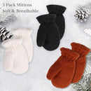 Zsedrut Baby Boys Winter Glove Warm Toddler Infant Girls Mittens Fleece Lined Gloves 1-7 Years by TinyTreasures Baby Boutique