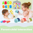 Bath Toys for Kids Ages 1-3 - Baby Water Table Pool Toys For Toddlers Mold Free Wind-Up Turtle Toy Bathtub Shower Toy for Infants Babies 6-12-18 Months 1 2 3 4 Year Old Girls Boys Birthday gifts by TinyTreasures Baby Boutique