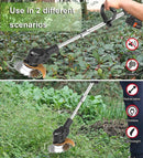 Electric Weed Wacker 24V Battery Electric WeedWacker with 6,000 RPM and 650W Motor Weed Wacker Cordless with 2 Batteries 2.0Ah The Perfect Partner for Garden and Lawn Care by GreenHaven Gardens