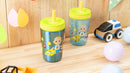 Zak Designs CoComelon Kelso Tumbler Set, Leak-Proof Screw-On Lid with Straw, Bundle for Kids Includes Plastic and Stainless Steel Cups with Bonus Sipper (3pc Set, Non-BPA), 15 fluid ounces by TinyTreasures Baby Boutique