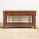 Turned Legs Drawer Table by Unique Piece Furniture
